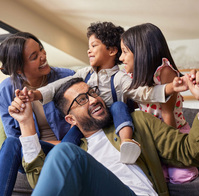 family-playing-reverse happy family