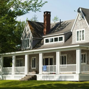 house front view of a house